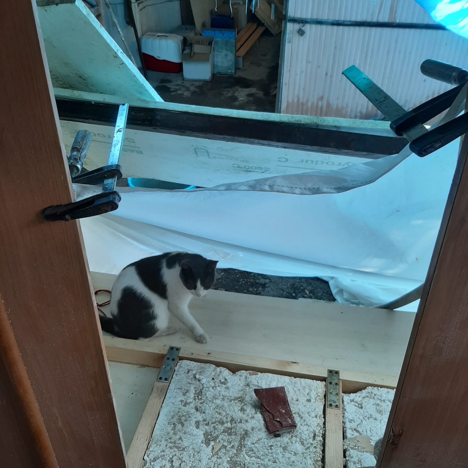 Incredibile nubifragio — Cantiere · vita in camper, diario di Diario di Uasi